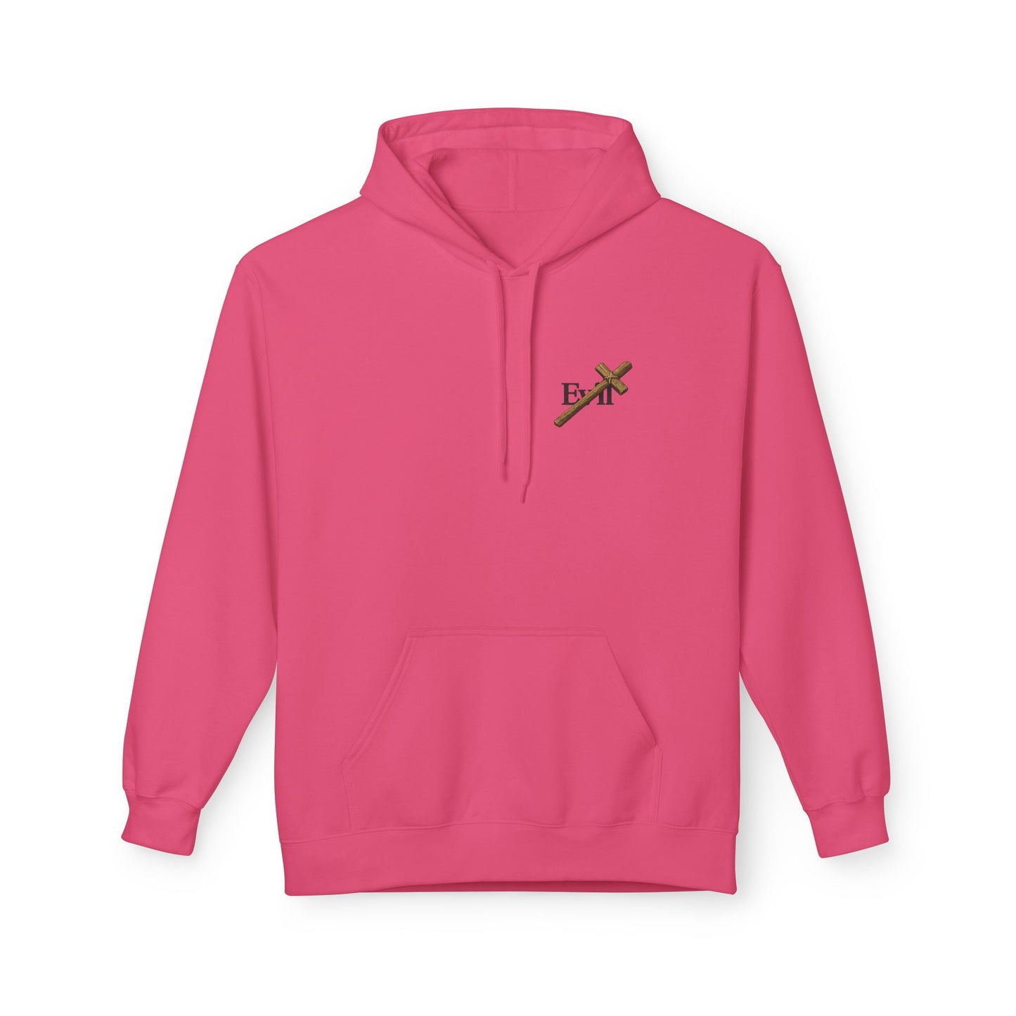Cross Out Evil Christian Hoodie